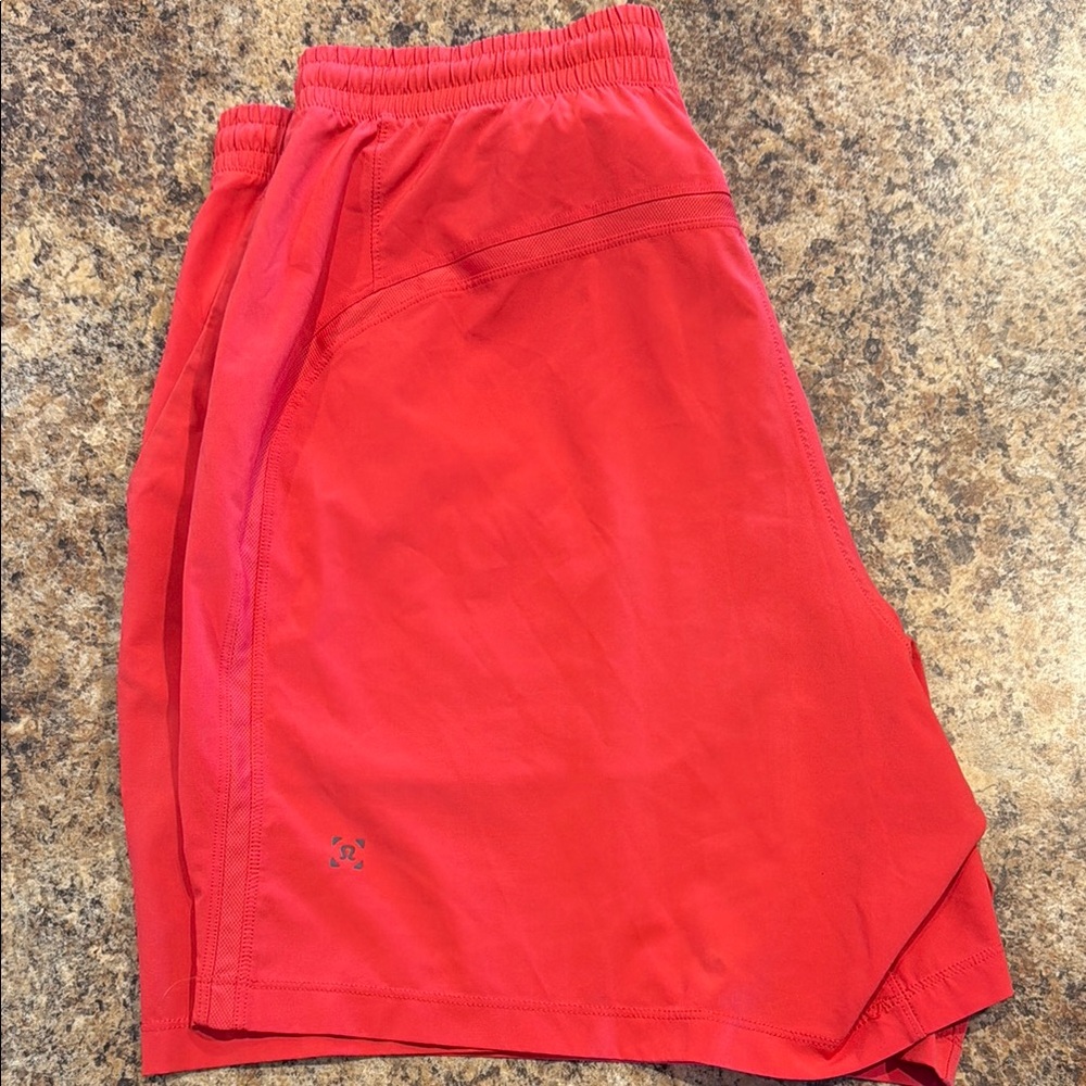 Lululemon pace breaker linerless shorts XL like new